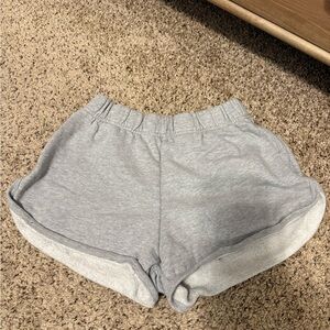 Brandy Melville Light Gray Athletic Shorts